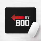 My Boo &amp; My Bae Valentines Day Cute Couple Mat Muismat (Met muis)