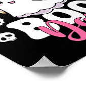 My Boo Day Schattige Halloween Verjaardag Ghost Bo Poster (Hoek)