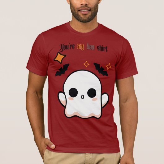 "My Boo" Gothic Halloween Ghost T-Shirt – Spooky C (Voorkant)