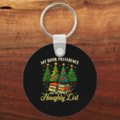 My Book Preference Has Me On The Naughty List Chri Sleutelhanger (Voorkant)