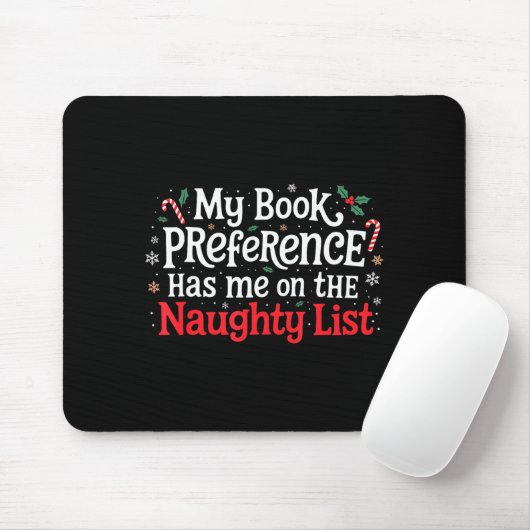 My Book Preference Naughty List Readers Funny Chri Muismat (Met muis)