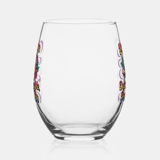 My Books Don't Judge Me....  Wijnglas Zonder Voet (Links)