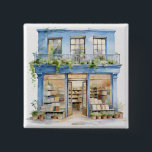 My Bookstore  Vierkante Button 5,1 Cm<br><div class="desc">My Bookstore - Button
Share the intellectual passion with your loved ones!</div>