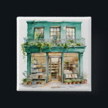 My Bookstore  Vierkante Button 5,1 Cm<br><div class="desc">My Bookstore - Button
Share the intellectual passion with your loved ones!</div>