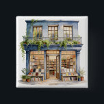 My Bookstore  Vierkante Button 5,1 Cm<br><div class="desc">My Bookstore - Button
Share the intellectual passion with your loved ones!</div>