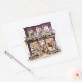 My Bookstore  Vierkante Sticker (Envelop)