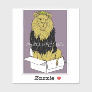 MY BOX IS MY CASTLE STICKER