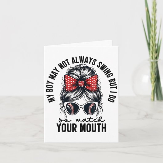 My Boy May Not Always Swing But I Do So Watch Your Kaart (Voorkant)