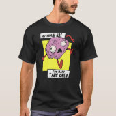 My brain has too many tabs open workload Head T-shirt (Voorkant)
