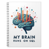 My Brain Runs on SQL Notitieboek (Voorkant)