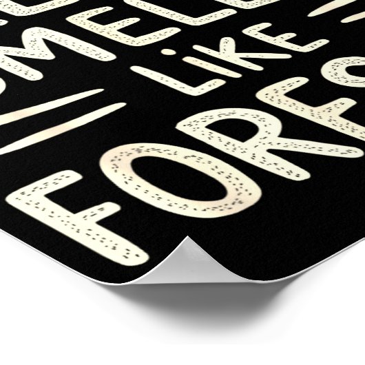 My Breath Smells Like Foreskin Funny Adult Humor  Poster (Hoek)