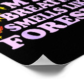 My Breath Smells Like Foreskin Poster (Hoek)