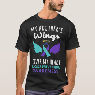 My Brother's Wings Hoesje Heart Suicide Awareness T-shirt
