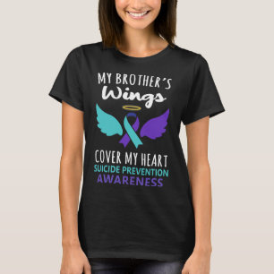 My Brother's Wings Hoesje Heart Suicide Awareness  T-shirt