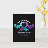 My Brothers Wings Hoesje My Heart Suicide Preventi Kaart (Gele Bloem)