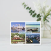 MY Brunei - Indonesië - Borneo - Mosque Omar Ali - Briefkaart (Staand voorkant)