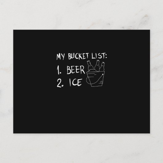 My bucket list briefkaart (Voorkant)