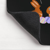 My Butt Hurts Chocolate Bunny Easter Funny Muismat (Hoek)