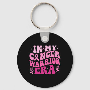 My Cancer Warrior Era Borstkanker bewustzijn vrouw Sleutelhanger