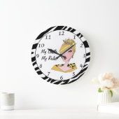 "My Castle, My Rules" DIVA Clock Grote Klok (Huis)
