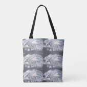 "My Cat Hycue" door AlarsenArtist Tote Bag (Achterkant)
