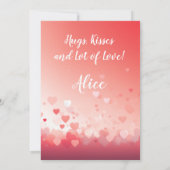 My Cat is My Valentine! Funny Valentines Day Kaart (Achterkant)