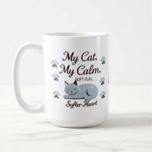 My Cat, My Calm – Vreedzame Slaapkat 15 oz Mok