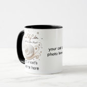 My Cat My Calm – White Cat Love Mok (Voorkant links)