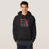 My Cat Thinks I m Perfect Who Cares Hoodie (Voorkant volledig)