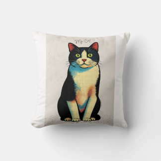 My cat Tshort Kussen