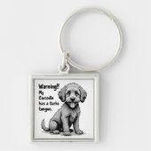 My Cavoodle Has A Turbo Tongue Sleutelhanger (Voorkant)