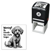 My Cavoodle Has A Turbo Tongue Zelfinktende Stempel (In situ)