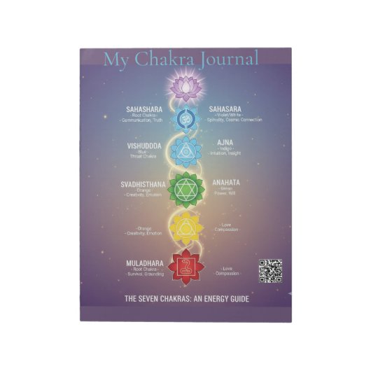 My Chakra Journal Notepad Notitieblok (Linkerzijde)