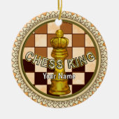 My Chess King Keramisch Ornament (Voorkant)