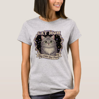 My Child Has Paws Cat Mom Tee T-shirt