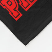 My Christmas Pajama Shirt Reindeer Muscle Weightli Fleece Deken (Hoek)