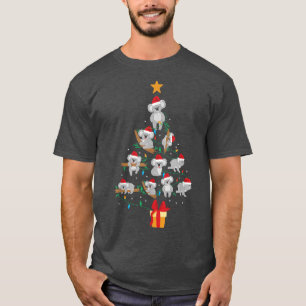 MY CHRISTMAS TREE Pajama Koala Ornament Xmas Funn T-shirt