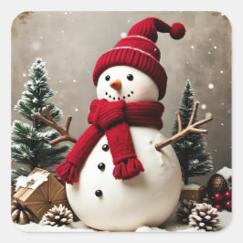 My Christmas Vierkante Sticker