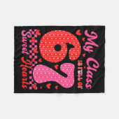 My Cl Is Full Of Sweet Heart 67 Teachers Valentine Fleece Deken (Voorkant (Horizontaal))