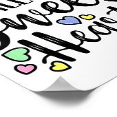 My Cl Is Full Of Sweet Heart Valentines Day Cu  Poster (Hoek)