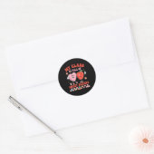 My Cl Is Full Of Sweet Hearts Hipe Teacher Va  Ronde Sticker (Envelop)