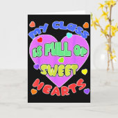 My Cl Is Full Of Sweet Hearts Valentines Day Gift  Kaart (Gele Bloem)