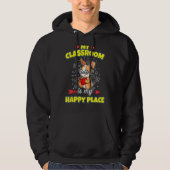 My Classroom Is My Happy Place Primary Elementary Hoodie (Voorkant)