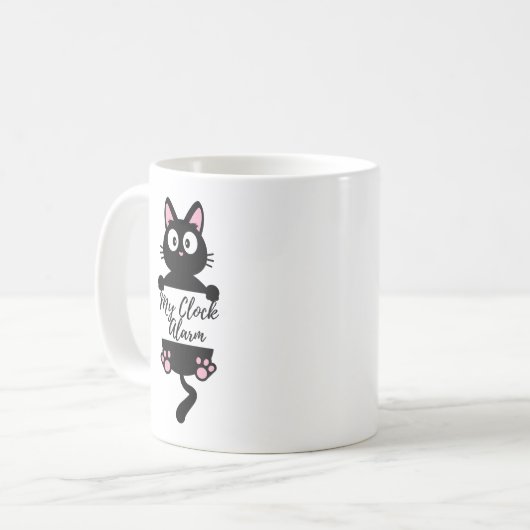 My Clock Alarm Mugs. Koffiemok (Voorkant links)