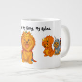 My Coffee My Gang My Rules Mok Funny Dog (Voorkant rechts)