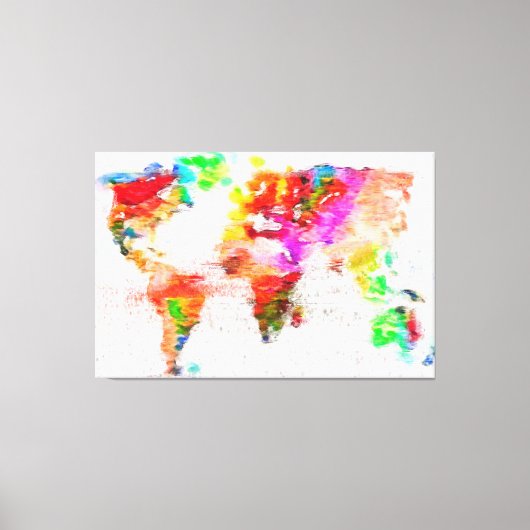 My Color World Stretched Canvas Print (Voorkant)