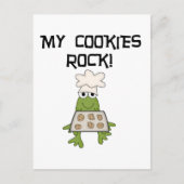 My Cookies Rock Tshirts and Gifts Briefkaart (Voorkant)
