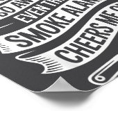 My Cooking Is So Awesome Even The Smoke Alarm Chee Poster (Hoek)