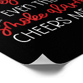 My Cooking Is So Awesome Even The Smoke Alarm Chee Poster (Hoek)