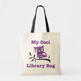 My Cool Library Owl Bag Tote Bag